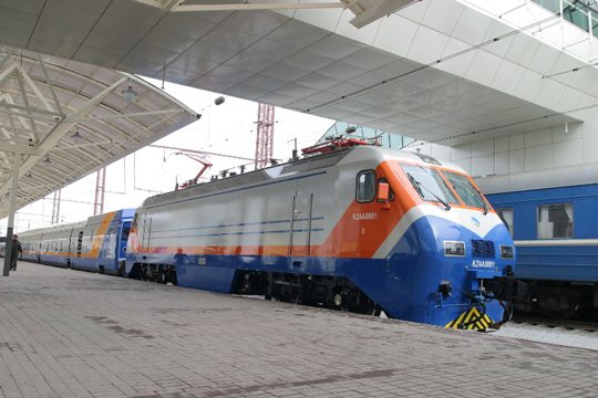 Поезд КТЖ. Фото sputniknews.kz