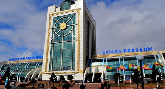 фото старого вокзала столицы Старый Ж/Д вокзал Астаны (экс-Нур-Султан). Фото sputniknews.kz