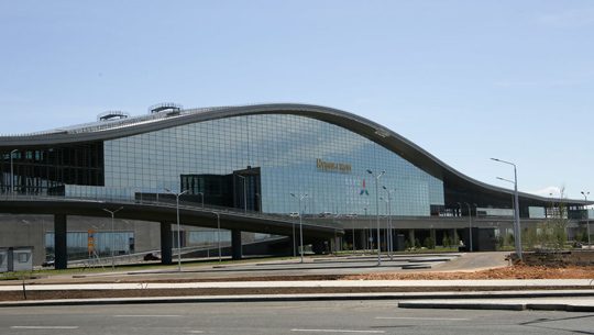 фото вокзала Астаны Новый Ж/Д вокзал в Астане - Нурлы Жол. Фото informburo.kz