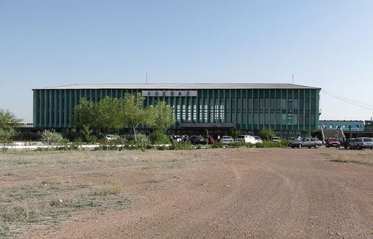 фото вокзала Балхаш-2 Ж/Д вокзал Балхаш-2. Фото informburo.kz