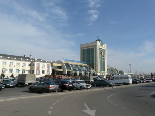 фото вокзала в Астане Ж/Д вокзал в Астане. Фото photos.wikimapia.org