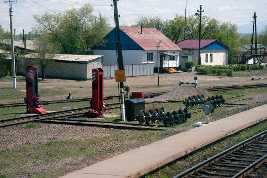 фото вокзала Сары-Озек Ж/Д станция Сары-Озек. Фото panoramio.com