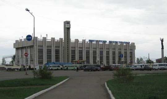 Ж/Д вокзал в городе Кокшетау