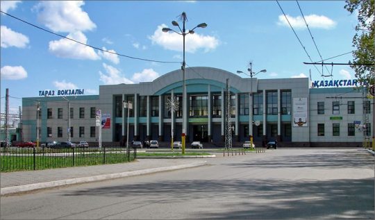 фото вокзала Тараза Ж/Д вокзал Тараза. Фото fc-aktobe.kz