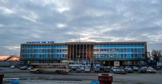 фото вокзала Семея Ж/Д вокзал в Семипалатинске
