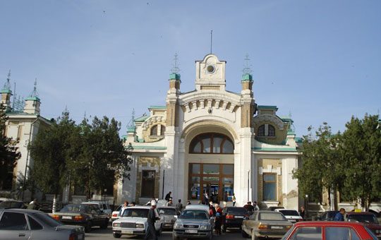 фото вокзала в Туркестане Ж/Д вокзал Туркестана