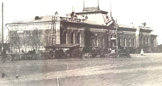 старый ж/д вокзал Актюбинска Здание старого ж/д вокзала Актюбинска