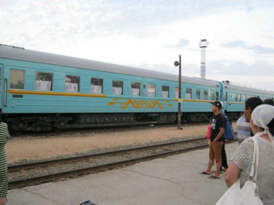 Поезд Астана-Мангышлак. Фото aktau-business.com